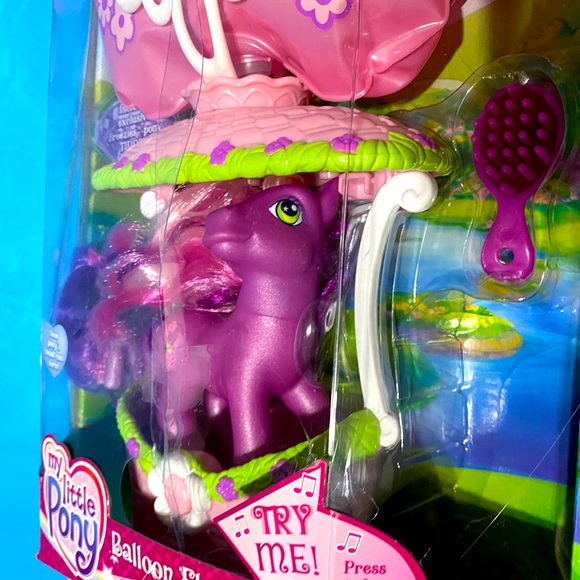 MY LITTLE PONY G3 NWT VTG 2005 CRYSTAL PRINCESS BALLOON FLYING MUSICAL, 2/PONIES - Picture 10 of 16